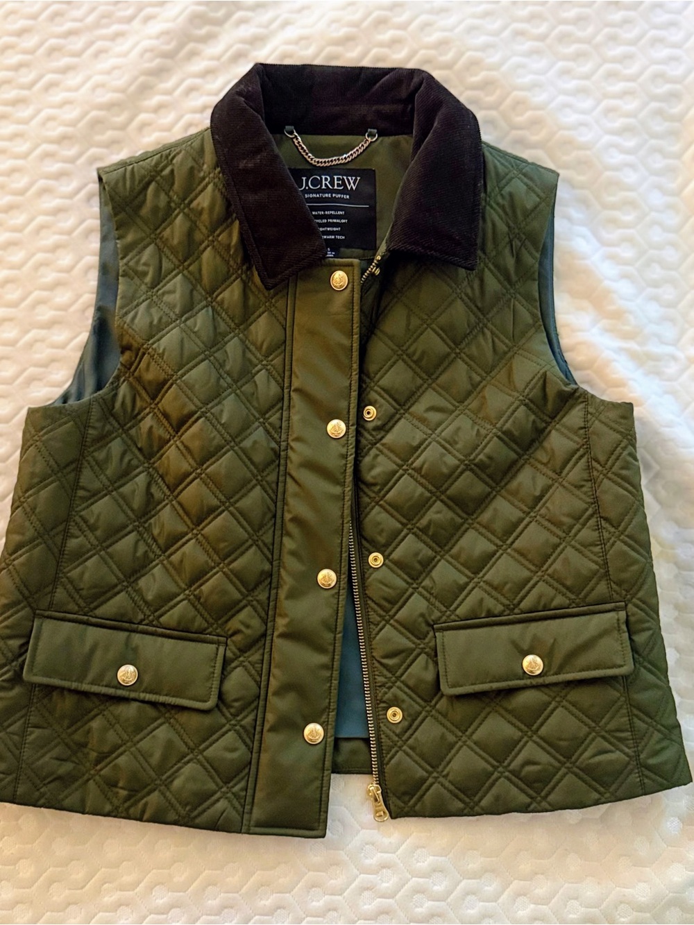 J. Crew Quilted Barn Vest
